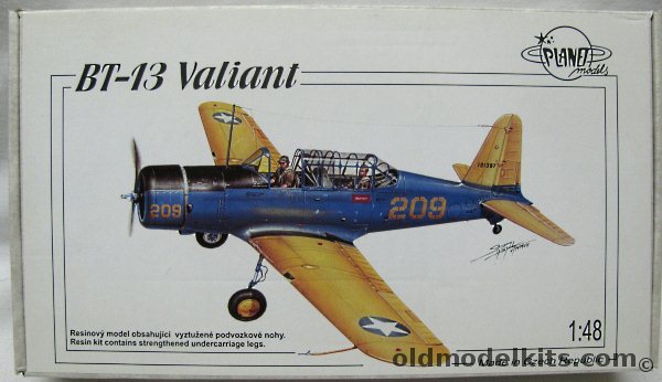 Planet Models 1/48 Vultee BT-13 Valiant 'Vibrator' - USAAF, 166 plastic model kit